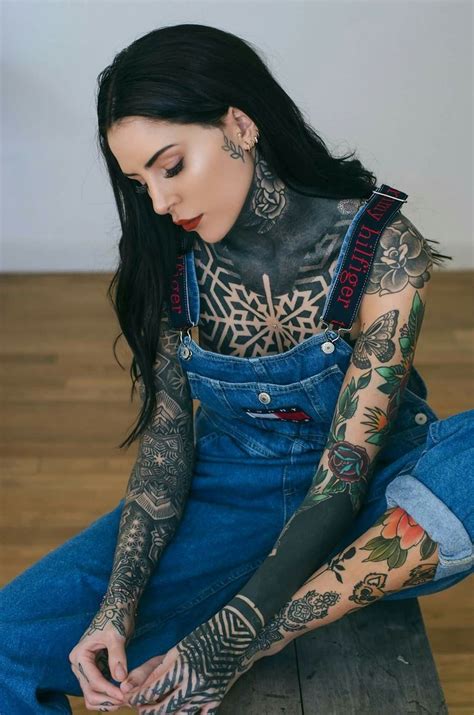 full body tattoo|fully tattooed woman.